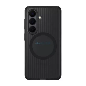 SAMSUNG műanyag telefonvédő (dupla rétegű, gumírozott) FEKETE Samsung Galaxy S26 (SM-S942)