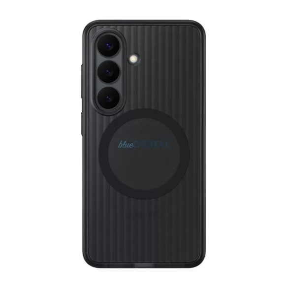 SAMSUNG műanyag telefonvédő (dupla rétegű, gumírozott) FEKETE Samsung Galaxy S26 (SM-S942)