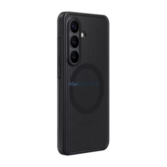 SAMSUNG műanyag telefonvédő (dupla rétegű, gumírozott) FEKETE Samsung Galaxy S26 (SM-S942)
