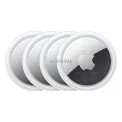   APPLE AirTag 2.gen. bluetooth nyomkövető 4db (kulcstartóra, táskára, autóba, valós idejű nyomkövetés) FEHÉR Apple iPhone 11, iPhone 11 Pro, iPhone 11 Pro Max