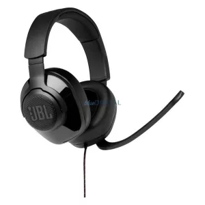 JBL QUANTUM 200 vezetékes fejhallgató SZTEREO (3.5mm jack, mikrofon, összehajtható, GAMER) FEKETE