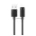 USAMS U94 adatkábel (USB - lightning, 12W, gyorstöltő, 100cm) FEKETE Apple iPhone 5, iPhone 6 4.7, iPhone SE (2016)