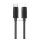 USAMS U94 adatkábel (USB - lightning, 30W, PD gyorstöltő, 100cm) FEKETE Apple iPhone 5, iPhone 6 4.7, iPhone SE (2016)