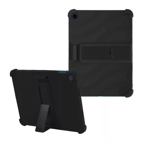 Defender szilikon telefonvédő (ütésállóság, kitámasztó) FEKETE OnePlus Pad Go 2 WiFi, Pad Go 2 5G