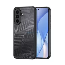   DUX DUCIS AIMO szilikon telefonvédő (ütésállóság, kameravédő, matt, hullám) FEKETE Samsung Galaxy A37 5G (SM-A376)