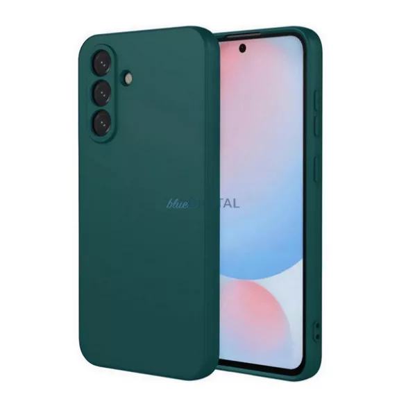 Szilikon telefonvédő (matt) SÖTÉTZÖLD Samsung Galaxy A37 5G (SM-A376)