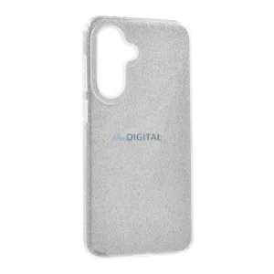 Szilikon telefonvédő (műanyag belső, csillogó hátlap) EZÜST Samsung Galaxy A57 5G (SM-A576)
