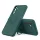 Szilikon telefonvédő (tartógyűrű, mikrofiber plüss belső, mágneses, kameravédő) SÖTÉTZÖLD Samsung Galaxy A37 5G (SM-A376)