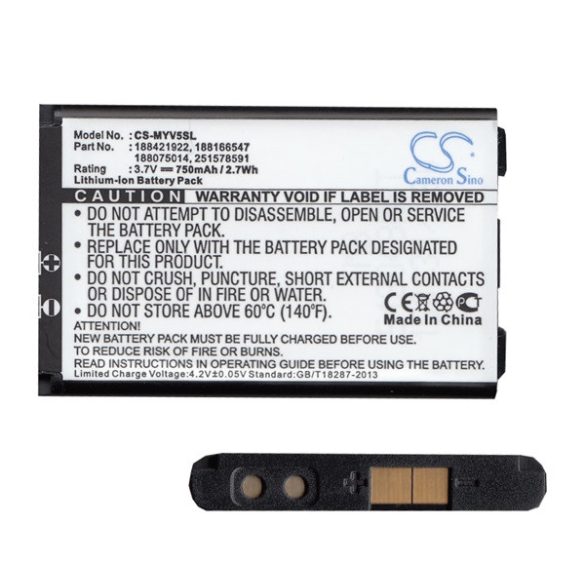 CAMERON SINO Li-Ion akku (3.7V/750mAh, 188421922 kompatibilis) Sagem my V55, Sagem my X-5-2, Sagem my V56, Sagem VS1, Sagem VS2