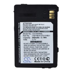   CAMERON SINO Li-Ion akku (3.7V/840mAh, Siemens L36880-N4501-A100 kompatibilis) FEKETE Siemens ME45, Siemens S45