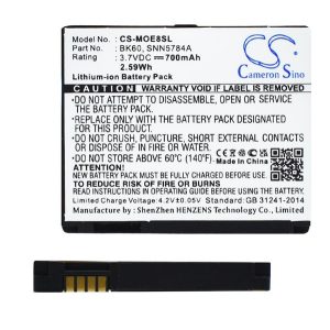 CAMERON SINO Li-Ion akku (3.7V/700mAh, Motorola BK60 kompatibilis) FEKETE Motorola L6, Motorola L2, Motorola V3x, Motorola L7, Motorola Z3, Motorola Z6, Motorola L9, Motorola E8, Motorola Aura, Motorola VE66