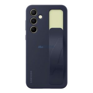 SAMSUNG szilikon telefonvédő (matt, beépített szíj) SÖTÉTKÉK Samsung Galaxy A55 5G (SM-A556)