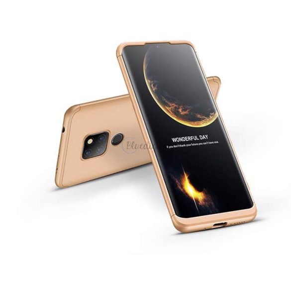 Huawei Mate 20 hátlap - GKK 360 Full Protection 3in1 - arany