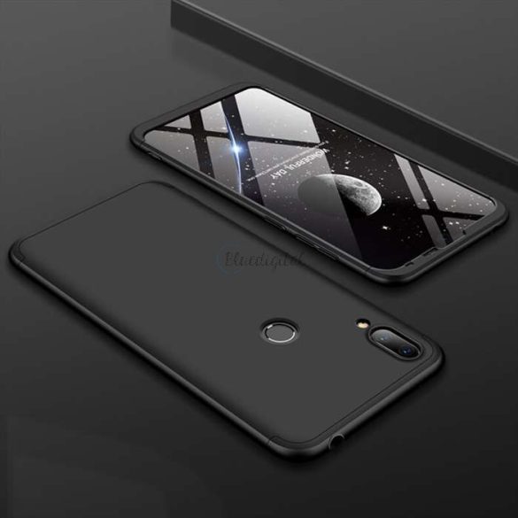 Huawei Y7 (2019)/Y7 Prime (2019) hátlap  - GKK 360 Full Protection 3in1 - fekete