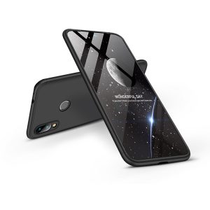 Xiaomi Redmi 7 hátlap - GKK 360 Full Protection 3in1 - fekete
