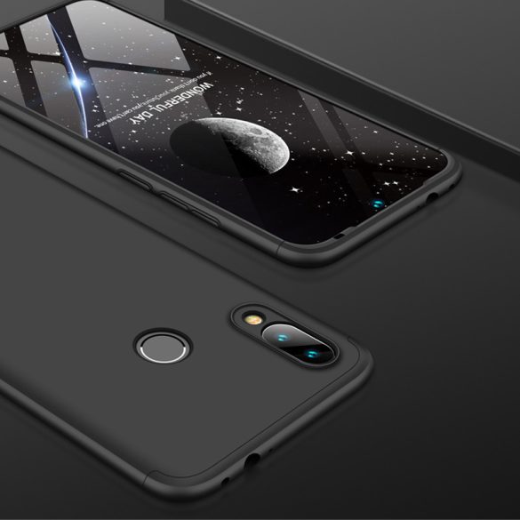 Xiaomi Redmi 7 hátlap - GKK 360 Full Protection 3in1 - fekete