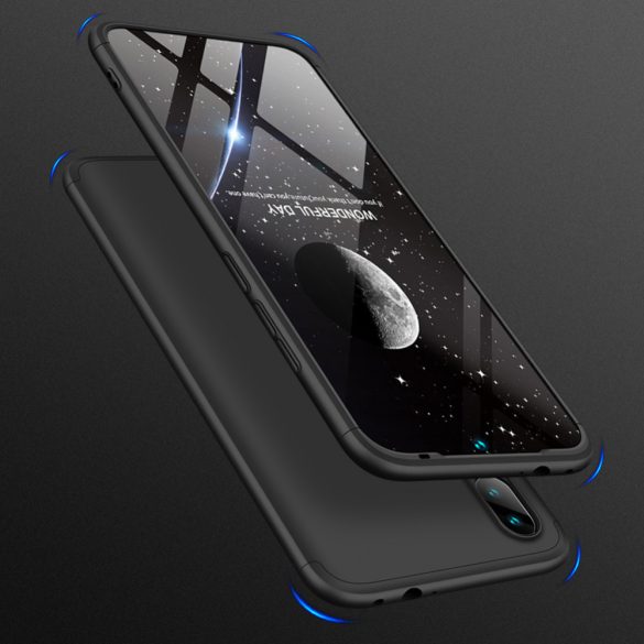 Xiaomi Redmi 7 hátlap - GKK 360 Full Protection 3in1 - fekete