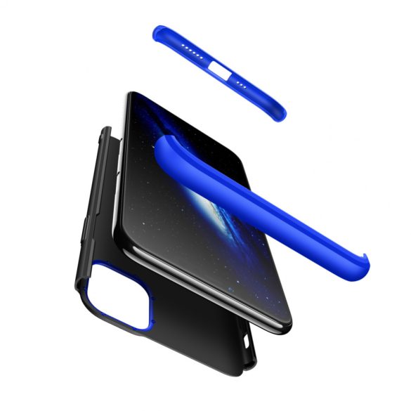 Apple iPhone 11 Pro hátlap - GKK 360 Full Protection 3in1 - fekete/kék