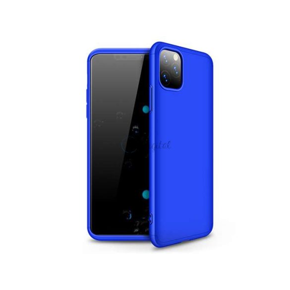 Apple iPhone 11 Pro Max hátlap - GKK 360 Full Protection 3in1 - kék