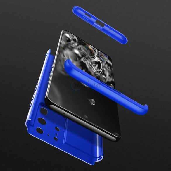 Samsung G988F Galaxy S20 Ultra hátlap - GKK 360 Full Protection 3in1 - kék