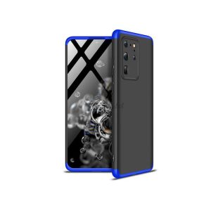 Samsung G988F Galaxy S20 Ultra hátlap - GKK 360 Full Protection 3in1 - fekete/kék