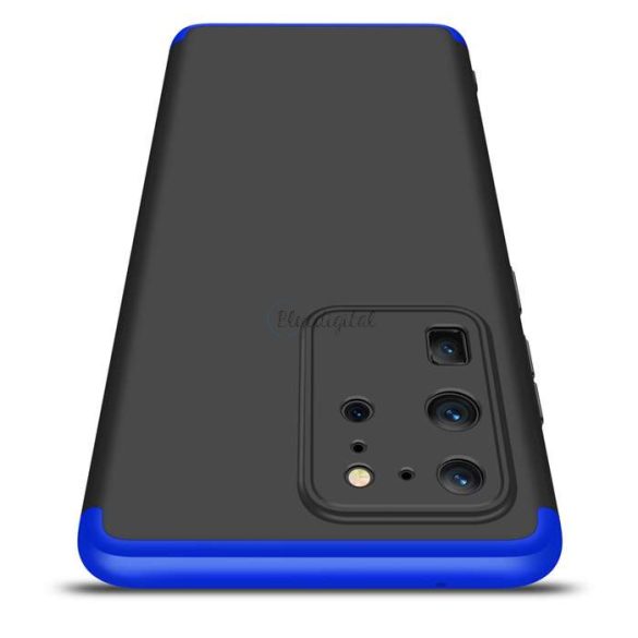 Samsung G988F Galaxy S20 Ultra hátlap - GKK 360 Full Protection 3in1 - fekete/kék