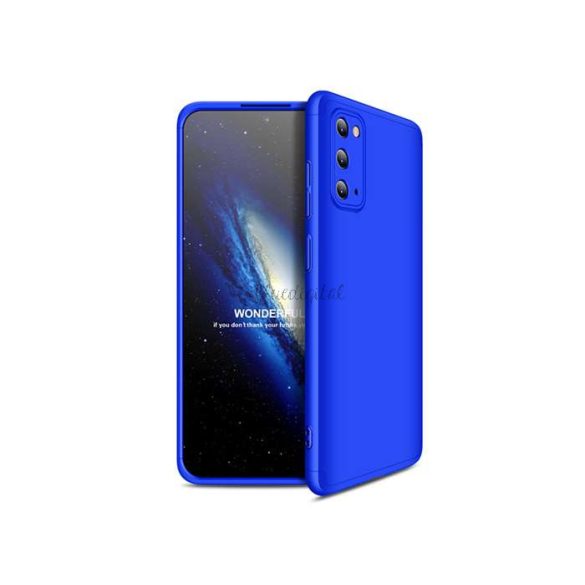 Samsung G980F Galaxy S20 hátlap - GKK 360 Full Protection 3in1 - kék
