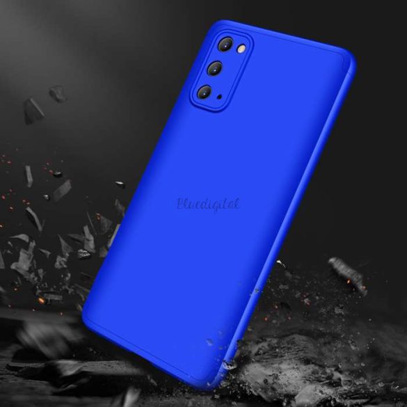 Samsung G980F Galaxy S20 hátlap - GKK 360 Full Protection 3in1 - kék