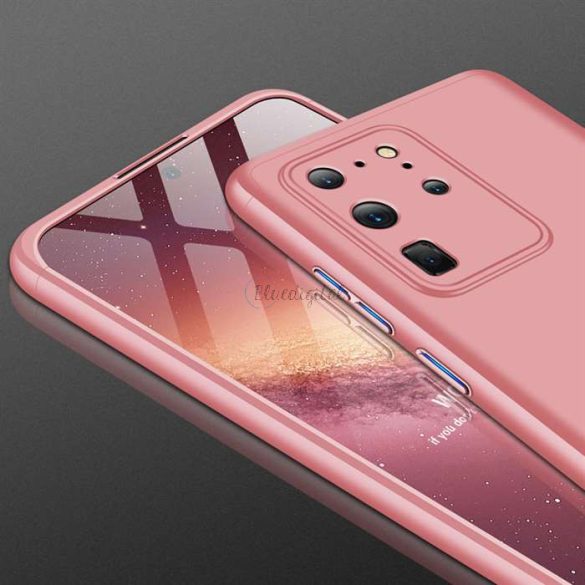 Samsung G988F Galaxy S20 Ultra hátlap - GKK 360 Full Protection 3in1 - rose gold