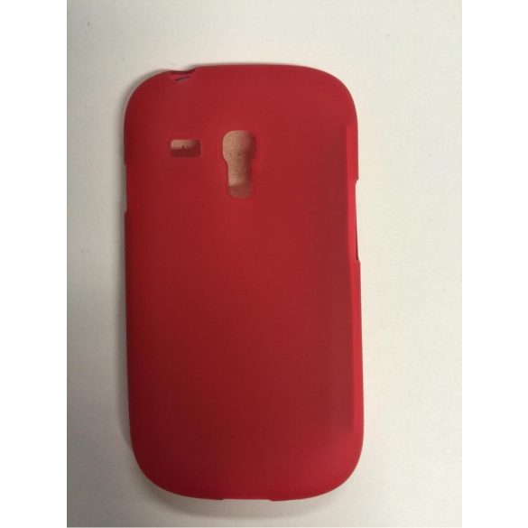 Samsung I8190 Galaxy S3 Mini piros Szilikon tok