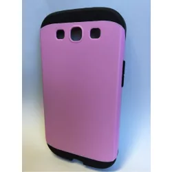   Samsung I9300 I9301 I9305 Galaxy S3 Rózsaszin Armor Kemény Hátlap Tok