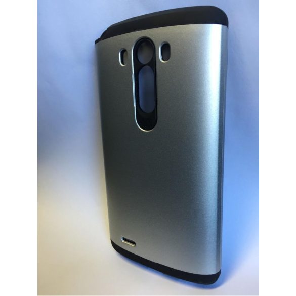 LG G3 D855 Ezüst Armor Kemény Hátlap Tok