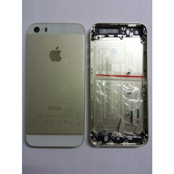 iPhone 5S arany készülék hátlap/ház/keret