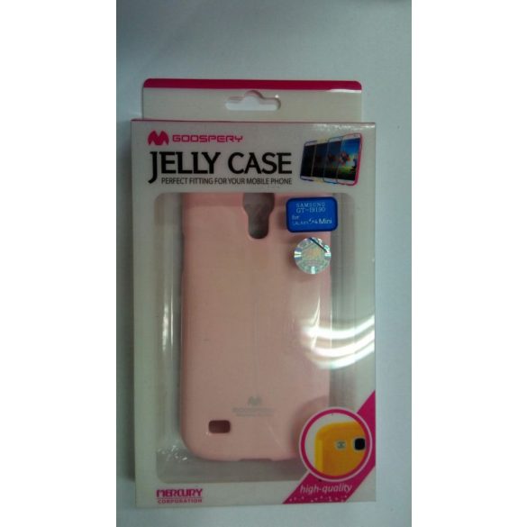 Samsung I9190 I9195 I9192 Galaxy S4 Mini rózsaszín Mercury Jelly Szilikon Tok