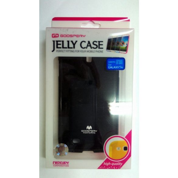 Samsung I9500 I9505 I9506 I9515 Galaxy S4 S4 LTE Fekete Mercury Jelly Szilikon Tok