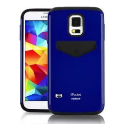   Mercury iPocket Samsung G900 Galaxy S5 sötétkék hátlap tok