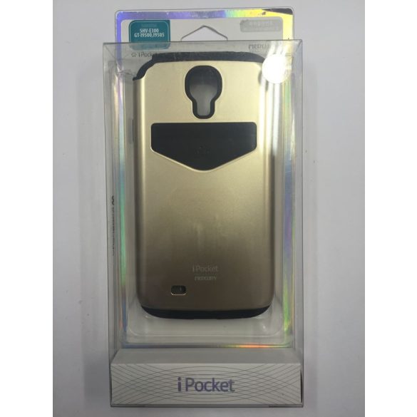 Mercury iPocket Samsung i9500 i9505 i9506 i9515 Galaxy S4 arany hátlap tok