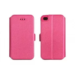   Samsung N920 Galaxy Note 5 pink rózsaszín szilikon keretes könyvtok