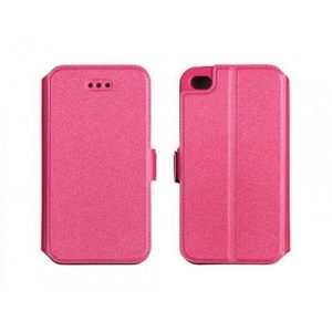 Samsung N920 Galaxy Note 5 pink rózsaszín szilikon keretes könyvtok