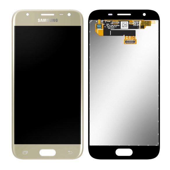Samsung Galaxy J3 (2017) LCD+érintőpanel, arany, SM-J330