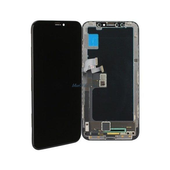 iPhone X (5,8") LCD + érintőpanel, OLED HD+, fekete, Hard