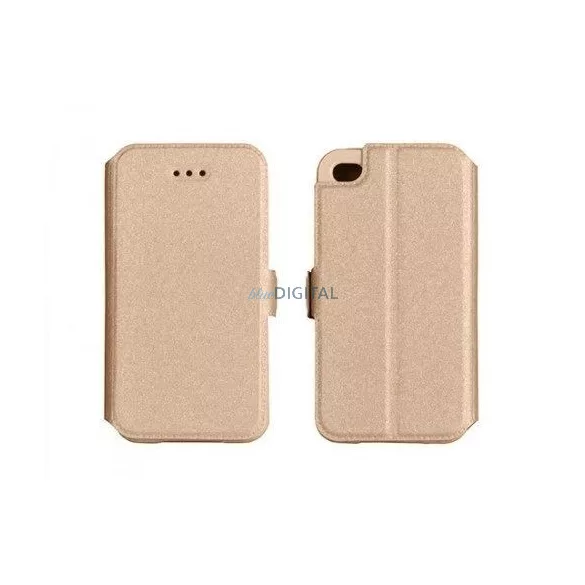 Huawei Y635 arany szilikon keretes könyvtok