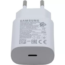   Samsung hálózati gyors töltőfej Type-C csatlakozóval, gyári, 3A, fehér, EP-TA800EWE (CSOMAGOLÁS NÉLKÜLI)