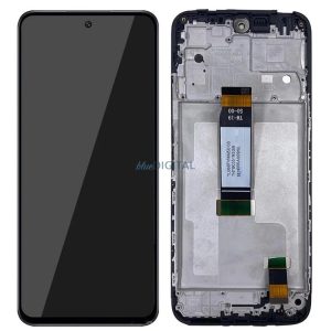 Xiaomi Redmi 12 4G/5G fekete LCD + érintőpanel kerettel