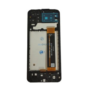 Samsung Galaxy A13 4G LCD + érintőpanel kerettel, fekete, SM-A135F