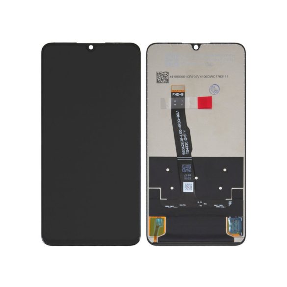 Huawei P30 Lite 2019 / 2020 / Nova 4E fekete LCD + érintőpanel