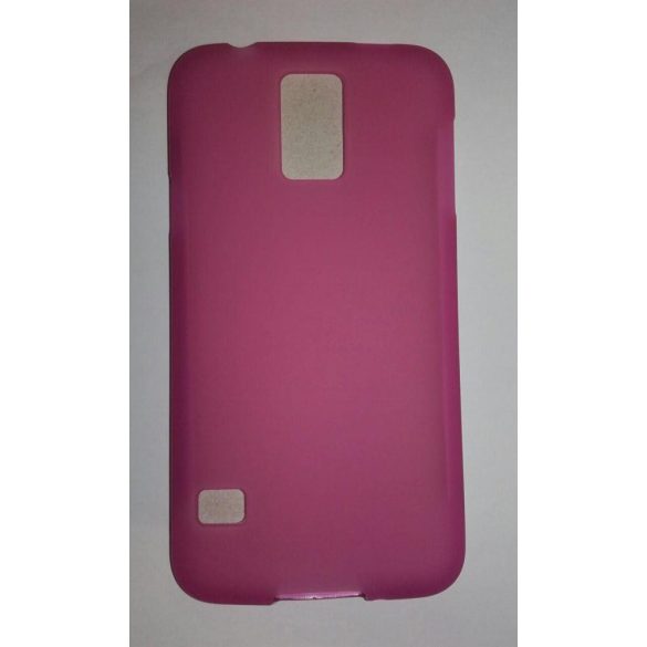 Samsung G900 Galaxy S5 pink Szilikon tok