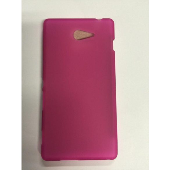 Sony Xperia M2 D2305 pink rózsaszín Szilikon tok