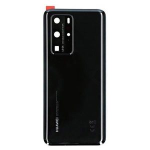 Huawei P40 Pro fekete készülék hátlap kamera plexivel