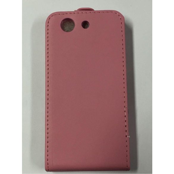 Sony Xperia Z3 Compact D5803 pink rózsaszín szilikon keretes vékony flip tok